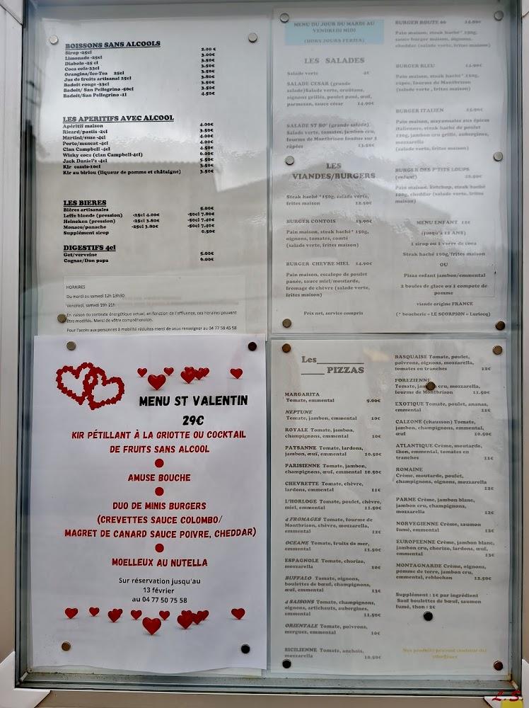 L'Horloge - Menu Image 1